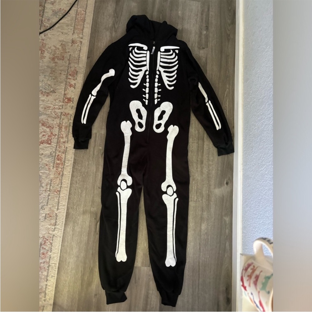 Skeleton onesie